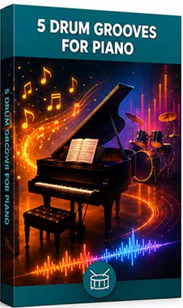 5 Drum Grooves for Piano bonus